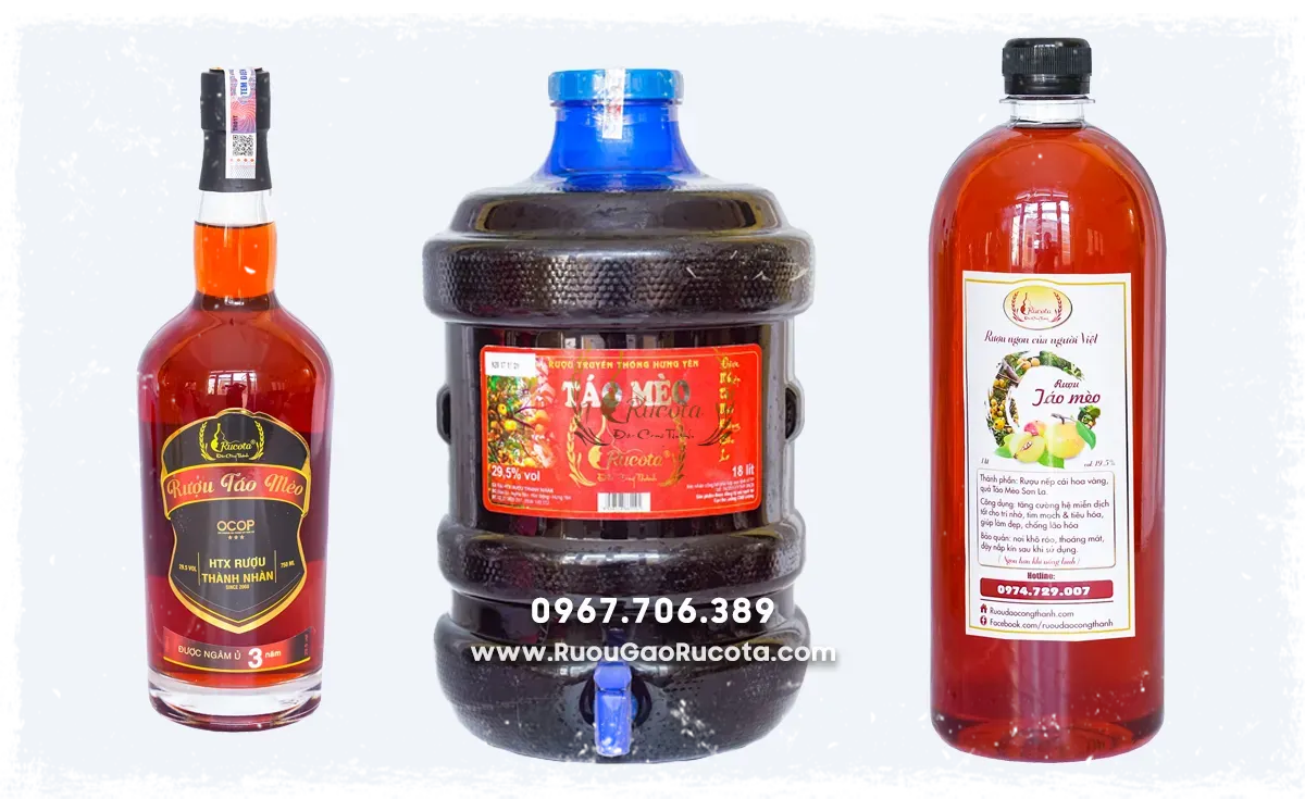 Bí quyết chọn mua loại rượu táo mèo Rucota đóng chai