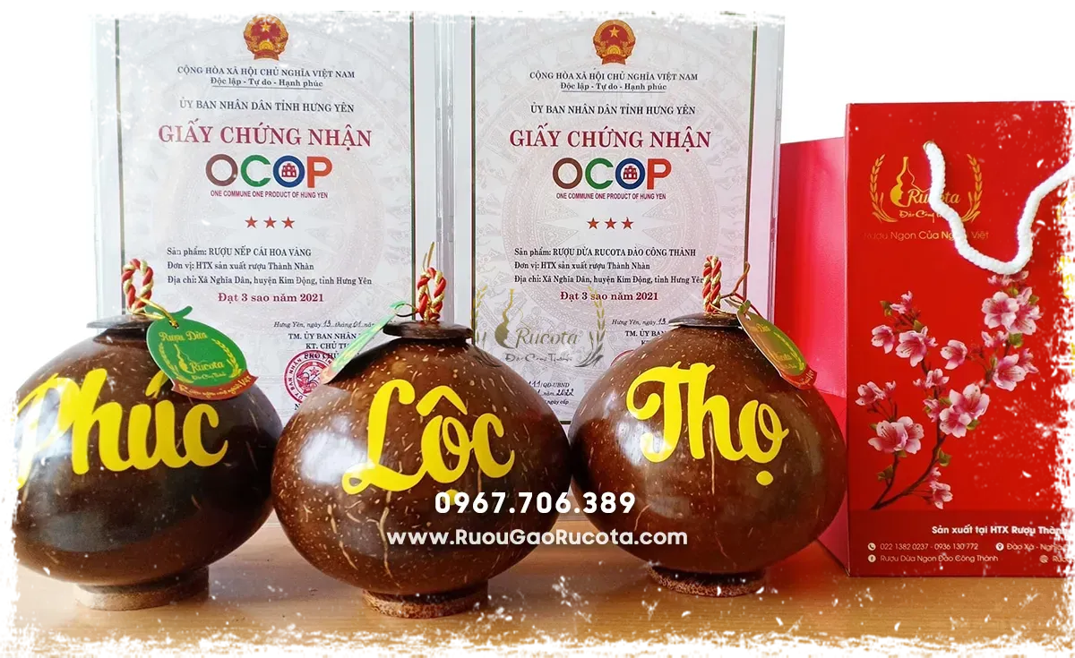 Rượu Dừa Phát Lộc – Món Quà Tinh Tế Mang Ý Nghĩa Tài Lộc