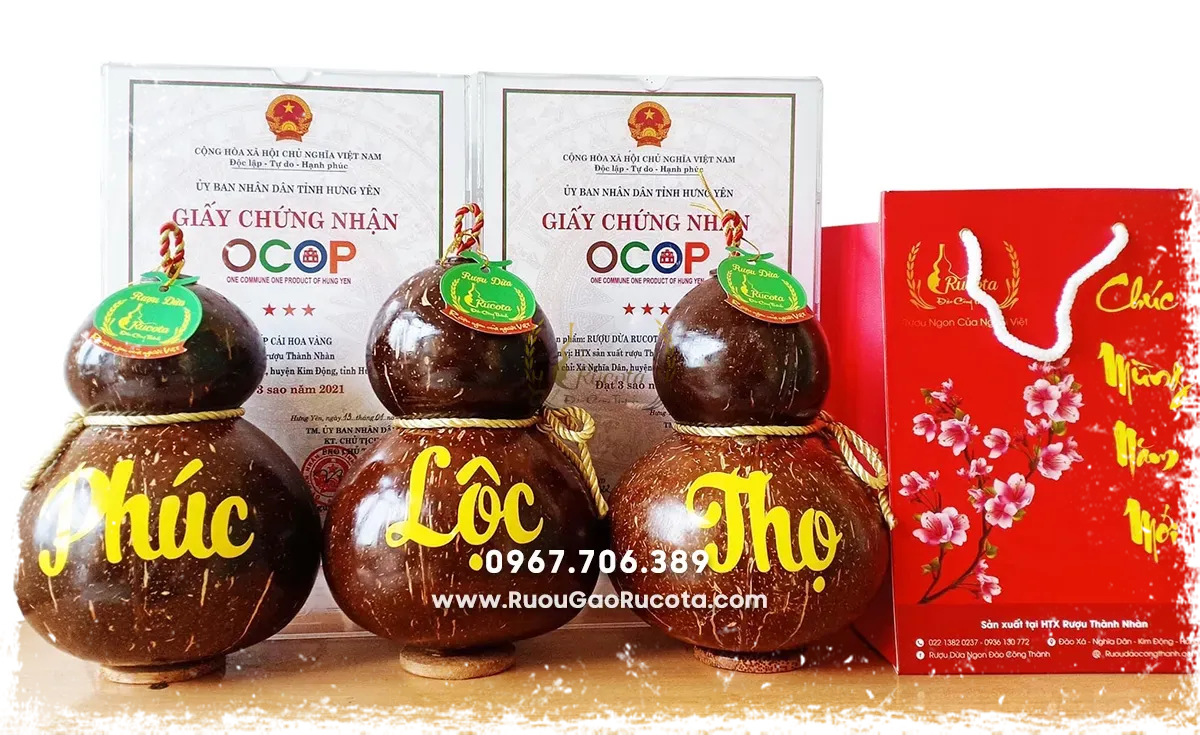 Rượu Dừa Phát Lộc – Món Quà Tinh Tế Mang Ý Nghĩa Tài Lộc